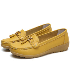 😍【35-44】 Nuevos zapatos de cuero de moda de otoño para mujer.