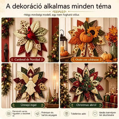 🎇🎄Steppelt karácsonyi ajtódísz varrókészlet (7 minta)