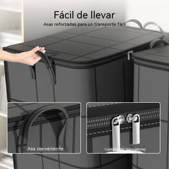 🔥Compra 1 y llévate 1 gratis（2 piezas）🔥Funda protectora para guardar edredones y ropa de cama.