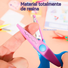 🥰【Juego de 6 piezas】✂️🌈Tijeras de seguridad para niños (para proyectos de bricolaje)