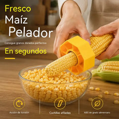 🌽🔥 Desgranador de maíz manual portátil para cocina y exteriores: ¡desgrana granos frescos en segundos, sin necesidad de electricidad! 🏕️✨