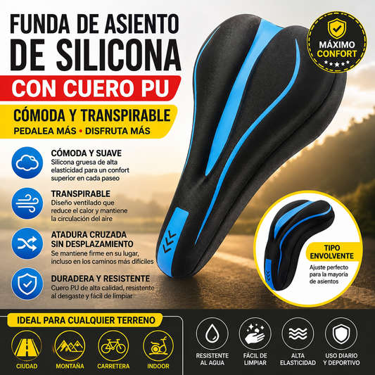 🔥 ¡Último día, 50% de descuento! Fundas de silicona para asientos de bicicleta: máxima comodidad y protección integral.