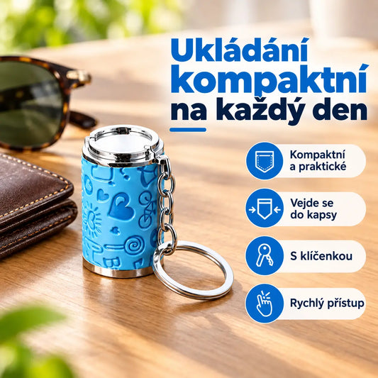 📢📢 Kupte jeden a druhý dostanete zdarma, sleva 50 %! ⏰ Přenosná klíčenka na mince