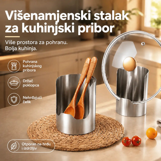 🔥🥄 Višenamjenski organizator kuhinjskog pribora: sve uredno posloženo i nadohvat ruke ✨🏠