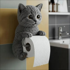 💥 50 % de descuento: ¡último día! 🐱 Adorable portarrollos de papel higiénico con estampado de gatos.