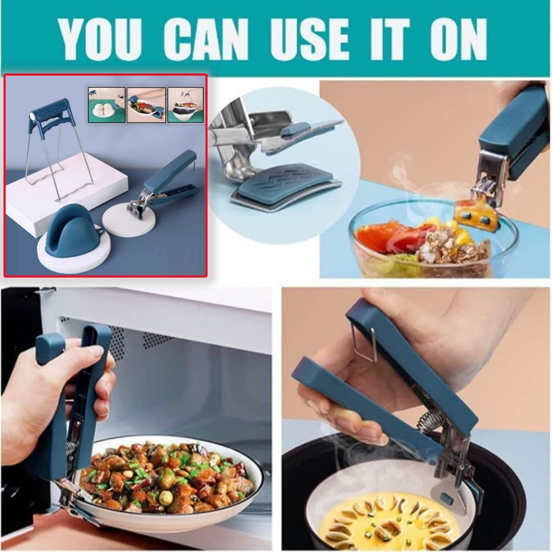 🔥【3 piezas】Clip de goma anti-escaldaduras multifuncional para cocina
