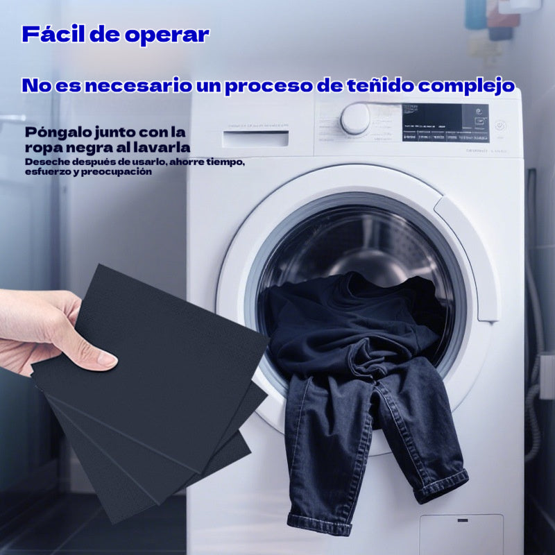 🔥5 cajas (50 comprimidos)🔥Hojas negras para reparar ropa
