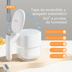 Caja de especias de apertura automática con cuchara desmontable; salero/botella de condimentos para el hogar.