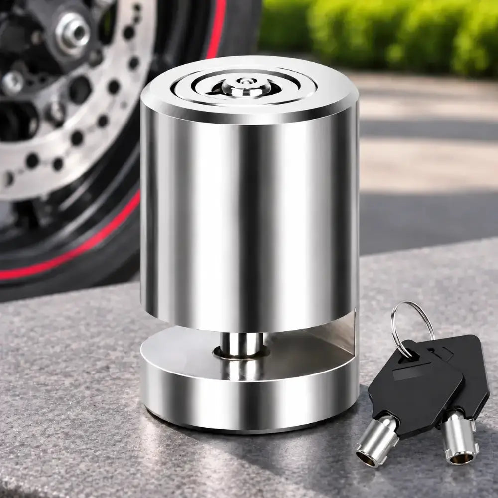 🔒🛡️ Candado de Disco Antirrobo de Aleación de Acero para Bicicleta, Moto y Patinete Eléctrico, Cerradura de Seguridad Resistente y Compacta 🚲🏍️