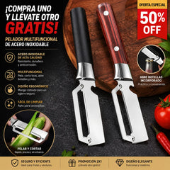 💥Compra uno y llévate otro gratis💥🔪Pelador multifuncional de acero inoxidable🧅