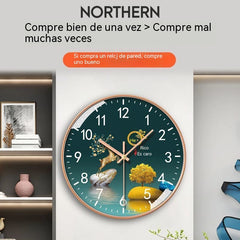 Reloj de pared para sala de estar, reloj de decoración para el hogar, reloj moderno y creativo