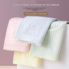 🔥7 piezas【Tallas M-2XL】Nuevas braguitas premium de algodón de talle alto, impermeables y antibacterianas (colección 2026)-【Para pesos de 35 a 100 kg】
