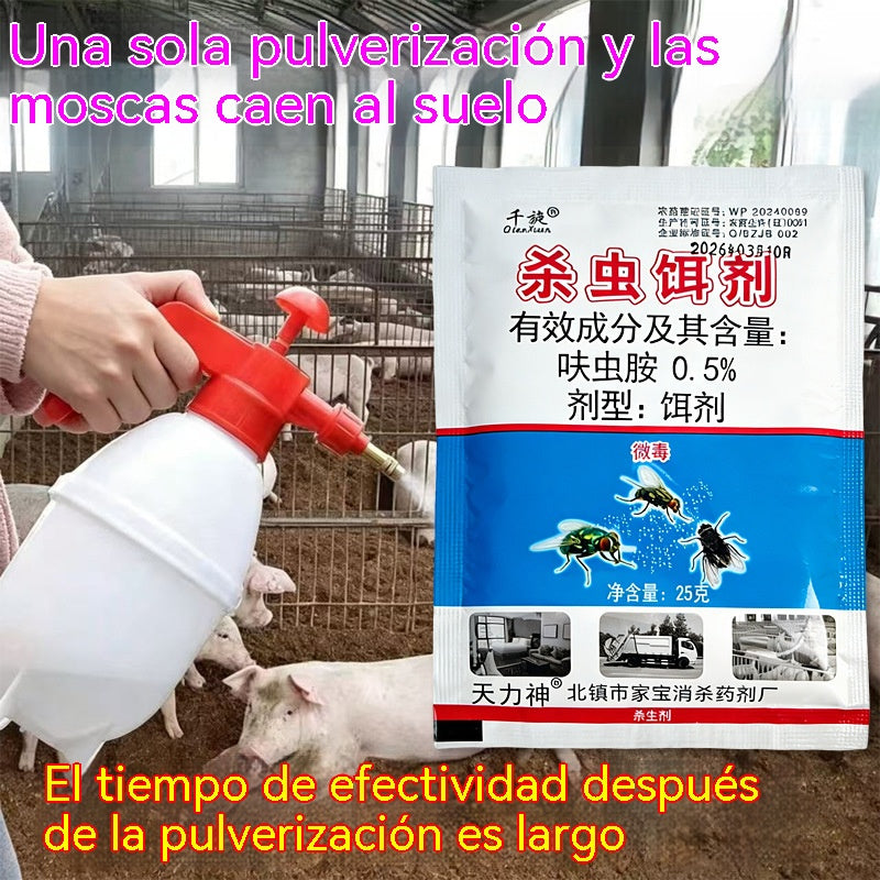 【10 Paquetes】🦟 Especialmente diseñado para el control de mosquitos y moscas en granjas, ¡un paquete puede matar pulgas/saltamontes/cucarachas/moscas/mosquitos!