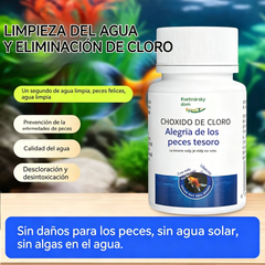 🐟【100 Tabletas】¡Compra 2 y llévate 2 gratis💧 Tabletas efervescentes para limpiar el agua de acuarios y estanques, tabletas oxigenantes para acuarios 🔥