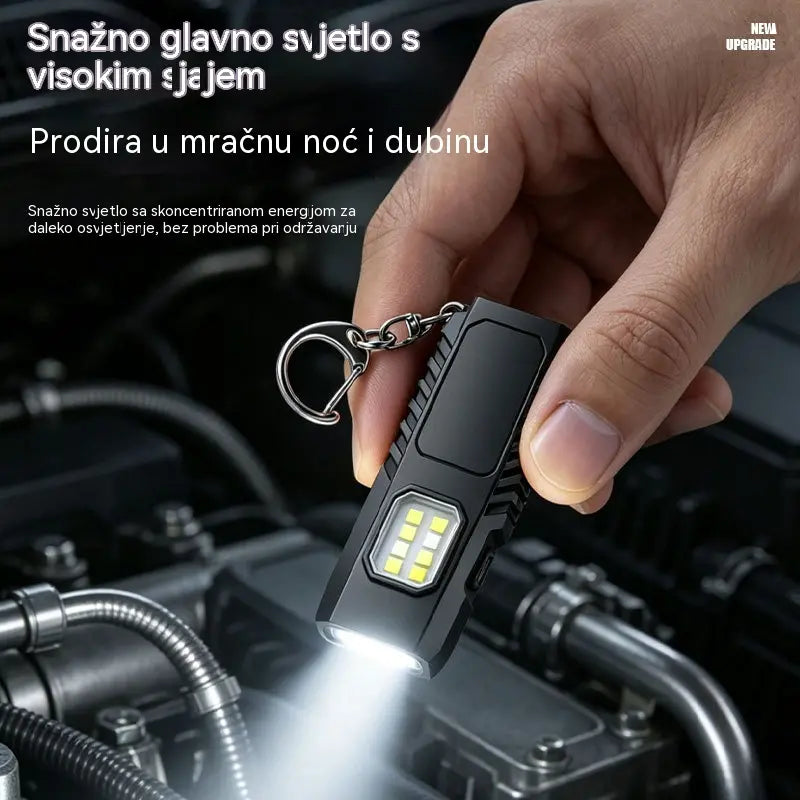 ✨🔦 Višenamjenska mini LED svjetiljka-privjesak s mogućnošću snažnog USB punjenja.