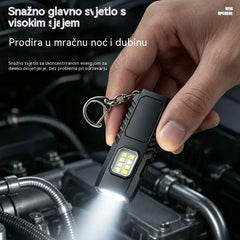 ✨🔦 Višenamjenska mini LED svjetiljka-privjesak s mogućnošću snažnog USB punjenja.