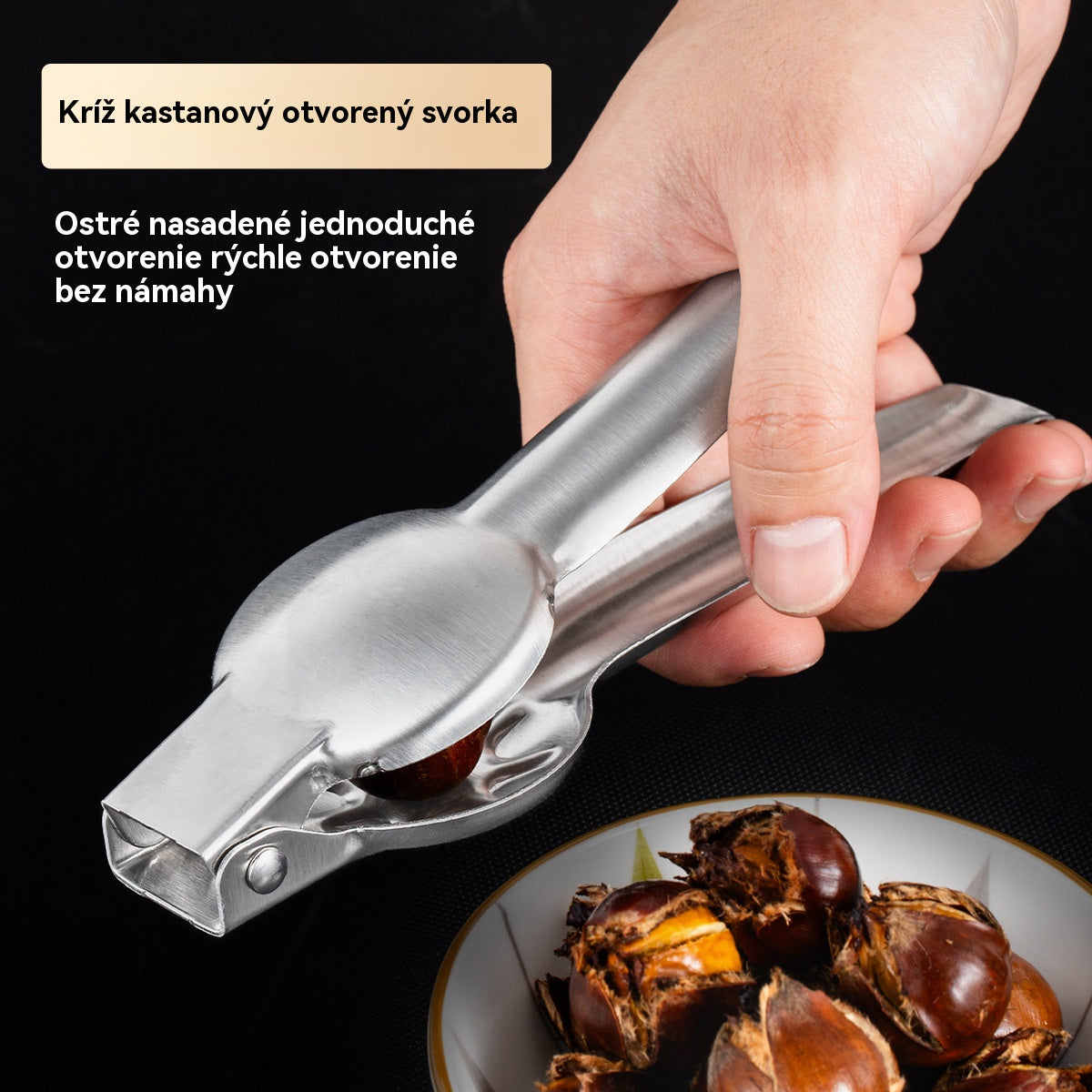 [Kúp 1 a získaj 1 zadarmo] Gaštanový otvárací klip na domáce použitie - Ľahko sa otvára dotykom bez poranenia rúk!