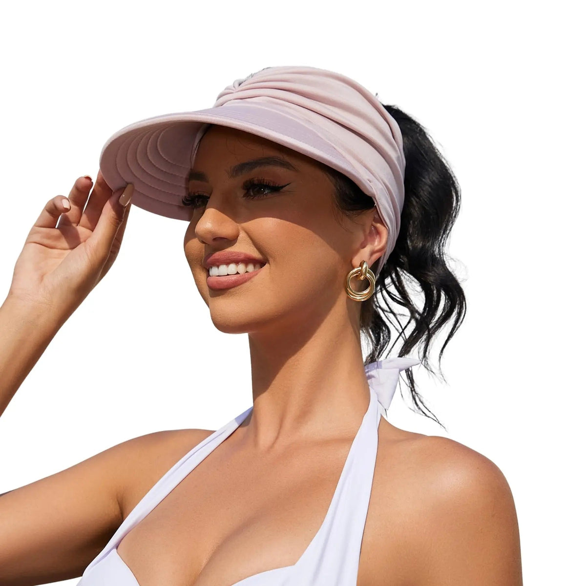 💥✨【Compra uno y llévate otro gratis】☀️🧢Sombrero solar para mujer con protección UV UPF50+