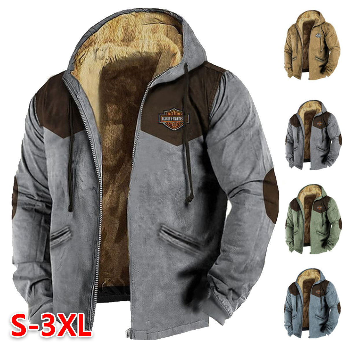 🔥💥【M-5XL】Sudadera con Capucha para Hombre 2026 – Moda de Otoño e Invierno, Refuerzo, Cálida y Cómoda para el Frío