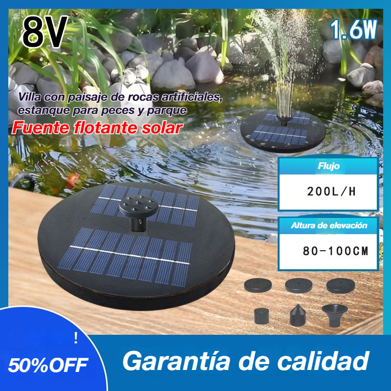 💥Fuente de agua alimentada por energía solar