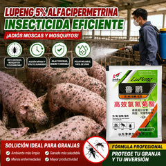 🦟🪰【10 bolsas】El insecticida en polvo de cipermetrina de alta eficiencia más eficaz, se puede utilizar en granjas/hogares/exteriores