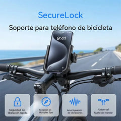 📢📢 ¡50% de descuento! 🚴‍♂️ Soporte para teléfono de liberación rápida para motocicleta/bicicleta – con cierre de seguridad y acolchado a prueba de golpes 📱