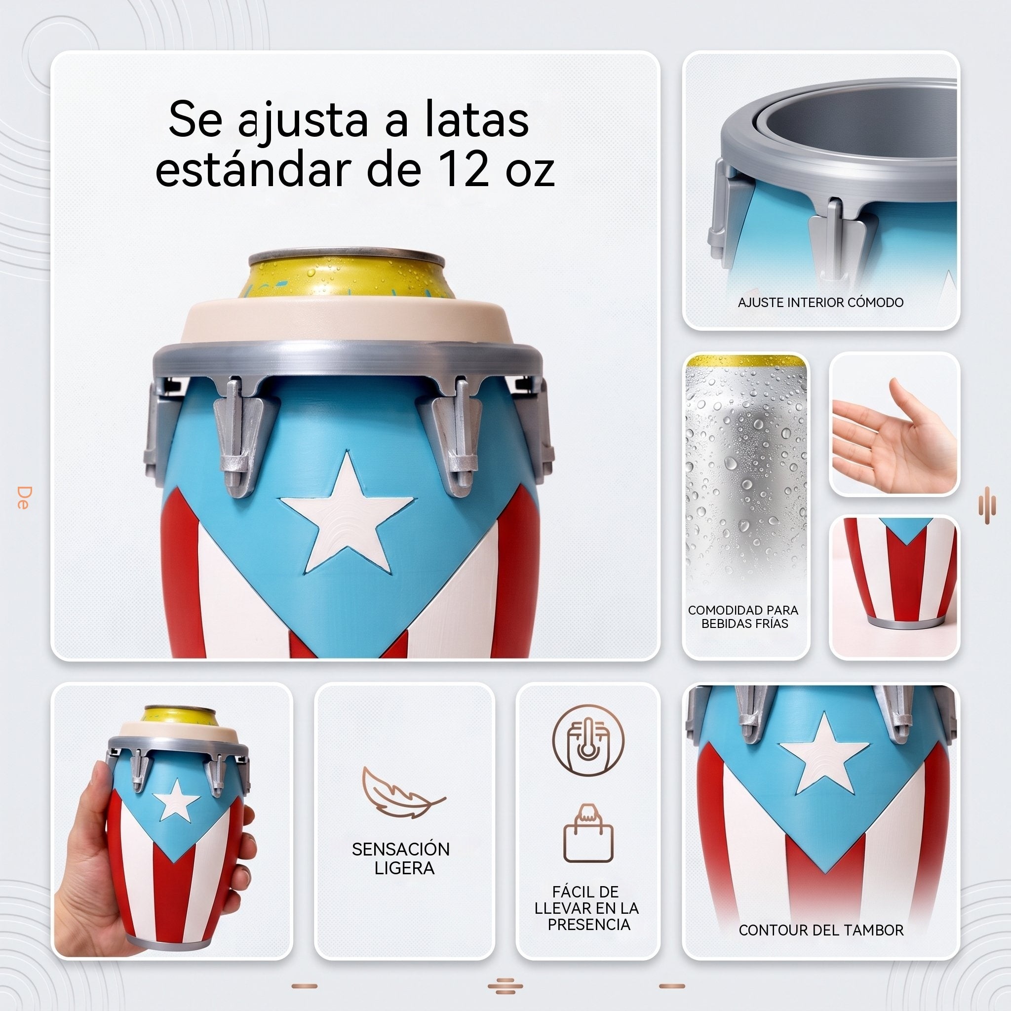🔥Conga-Style Soporte para latas de bebida