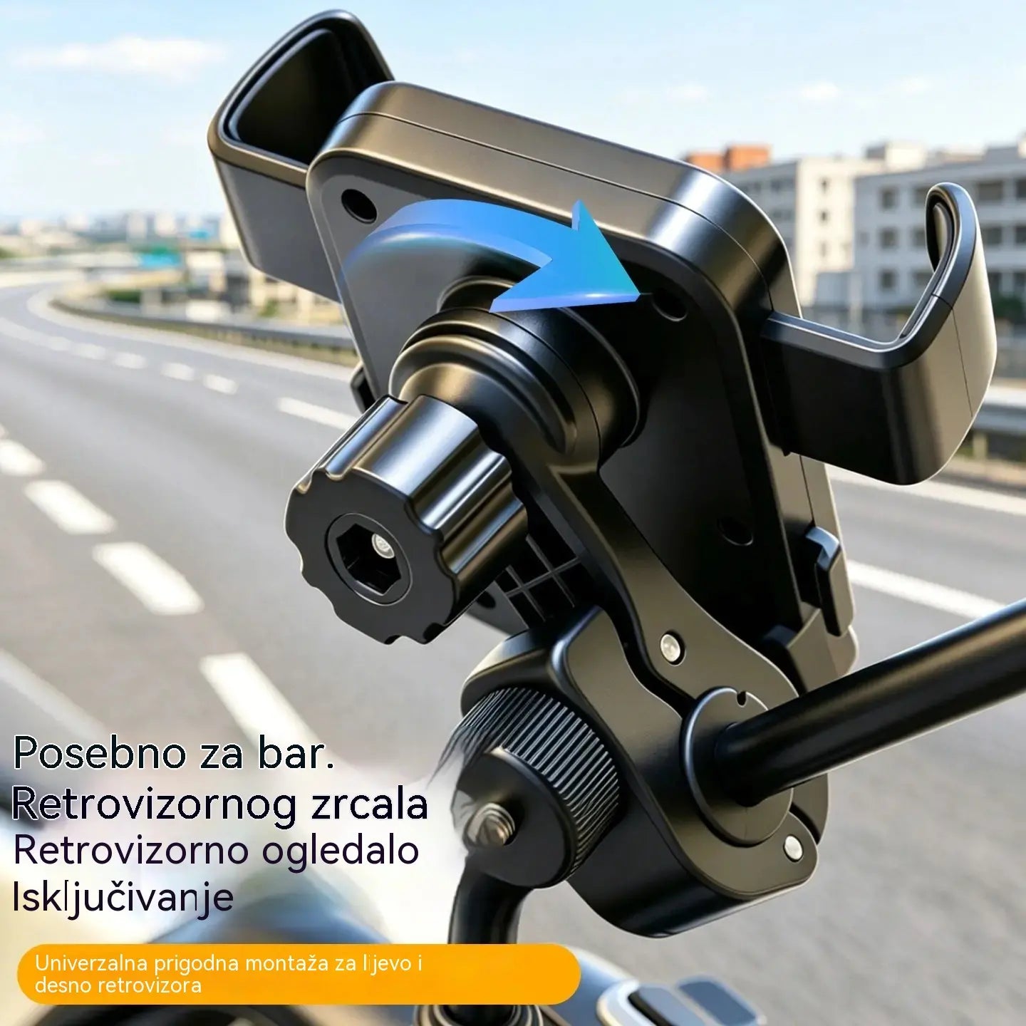 🚴 Držač za telefon za motocikl s sigurnim hvatištem