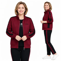 🔥【50% de descuento】🔥【M-5XL】【Chaqueta + Pantalones】😍 Nuevo conjunto deportivo casual de otoño, tallas grandes
