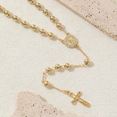 🎁👼Colgante con la cruz de Nuestra Señora de Guadalupe Collar