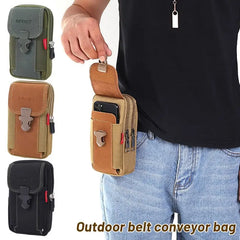 🔥【Compra uno y llévate otro gratis】Bolso para teléfono móvil informal para hombre, bolso deportivo multifuncional para exteriores