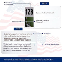 📝 Biaoti 2026 – Tarjetas de preparación para ciudadanía 🇺🇸 ¡Estudia donde quieras, cuando quieras!