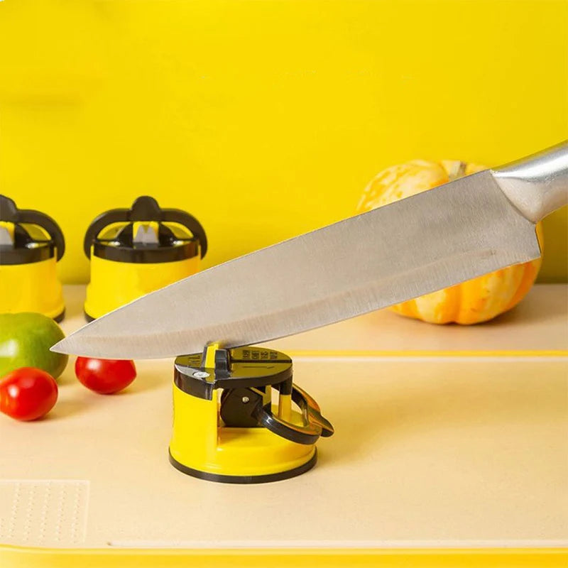 [2 piezas 24 euro]Mini afilador de cuchillos con base de succión