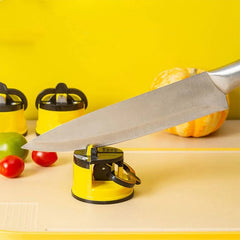 [2 piezas 24 euro]Mini afilador de cuchillos con base de succión
