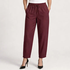 😍💕【40-120 kg】Pantalones casuales para mujer de algodón y lino
