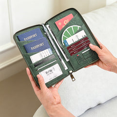 ✈️🧳 Cartera Organizadora Multifuncional para Viaje – Pasaporte, Billetes, Tarjetas y Documentos Siempre en Orden 🔥