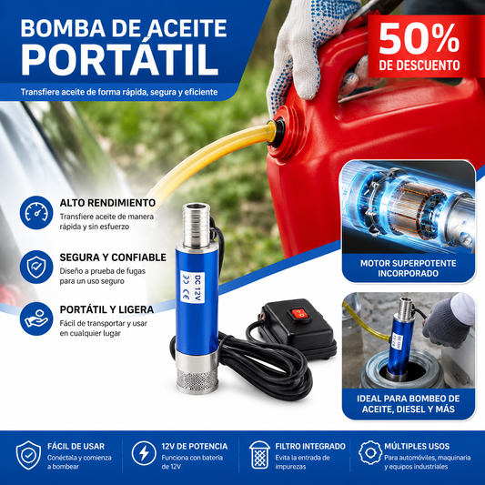 Nueva bomba de aceite con batería de litio Denaqi, 21 V, bomba de aceite y agua de doble uso, batería de litio