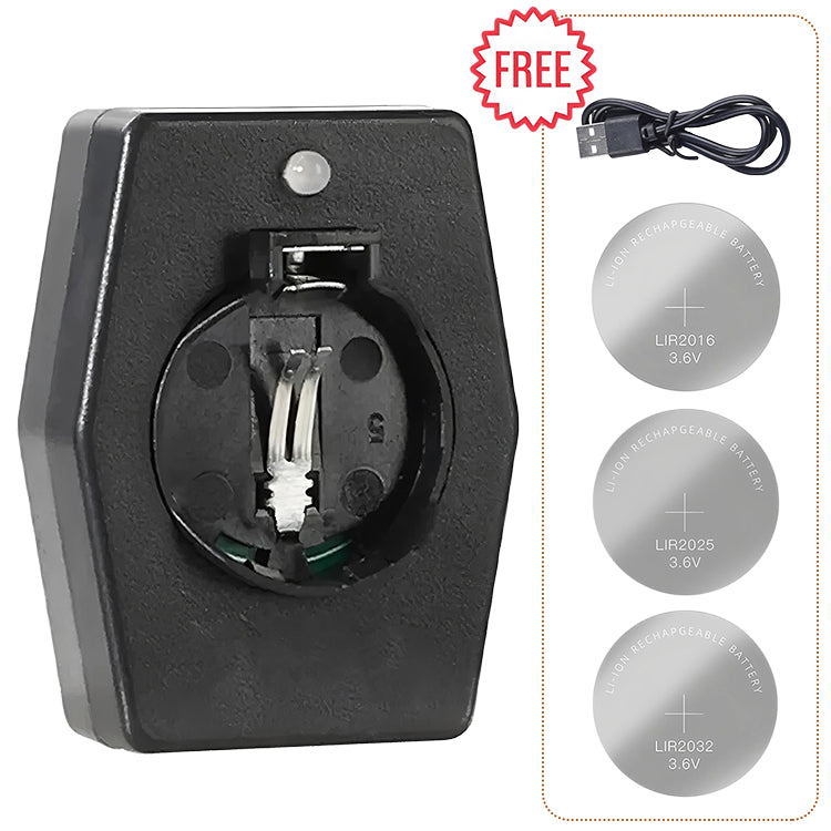 🔋Cargador de pilas de botón recargables + juego de pilas. Ideal para llaves de coche, juguetes y mandos a distancia. LIR2032 2025 2016