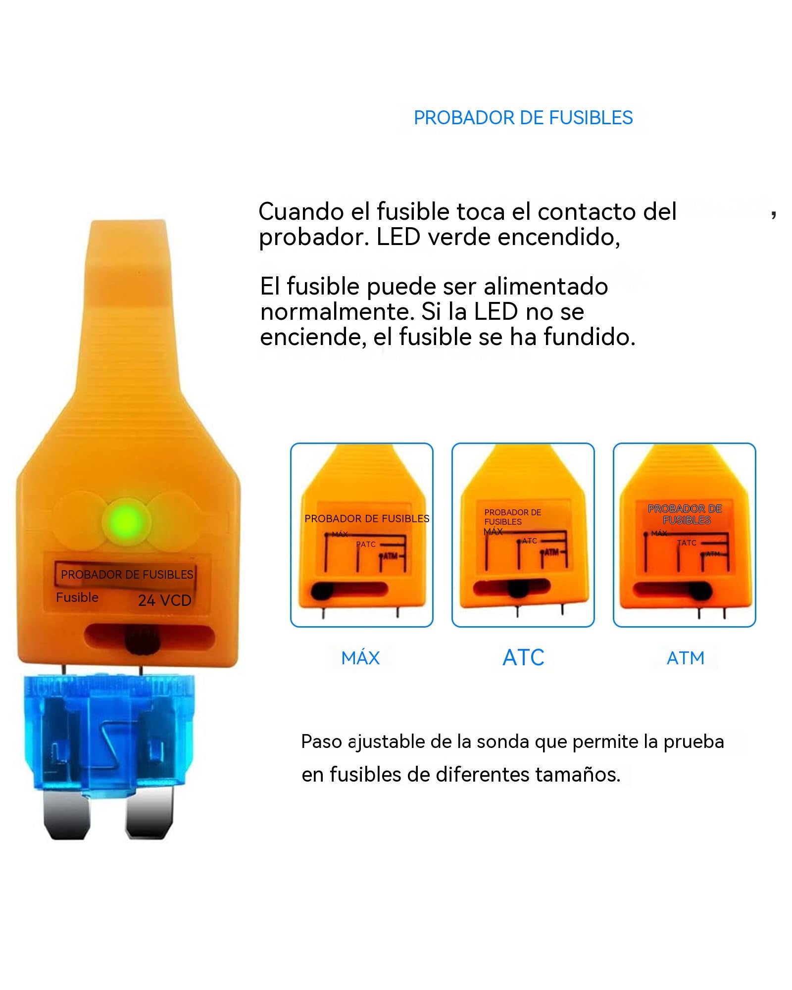 🚗🚗⚡ Herramienta 2 en 1 para Probar y Extraer Fusibles – Rápida, Práctica y Universal 🔧