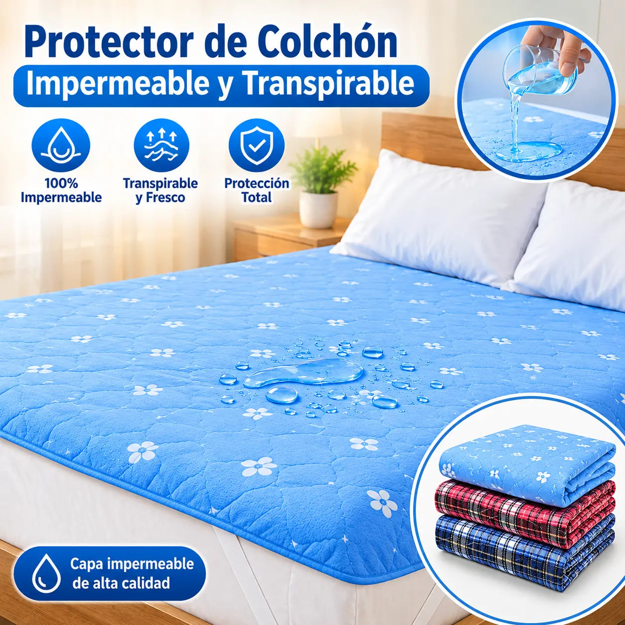 【45*60cm】🛌Almohadilla para pañales para adultos lavable de cuatro capas y almohadilla para el cuidado del pañal transpirable