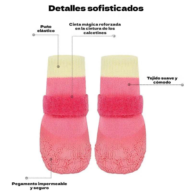 ✨【S-XL】🐾🐾Almohadillas antideslizantes e impermeables para las patas de las mascotas, aptas para todas las estaciones.