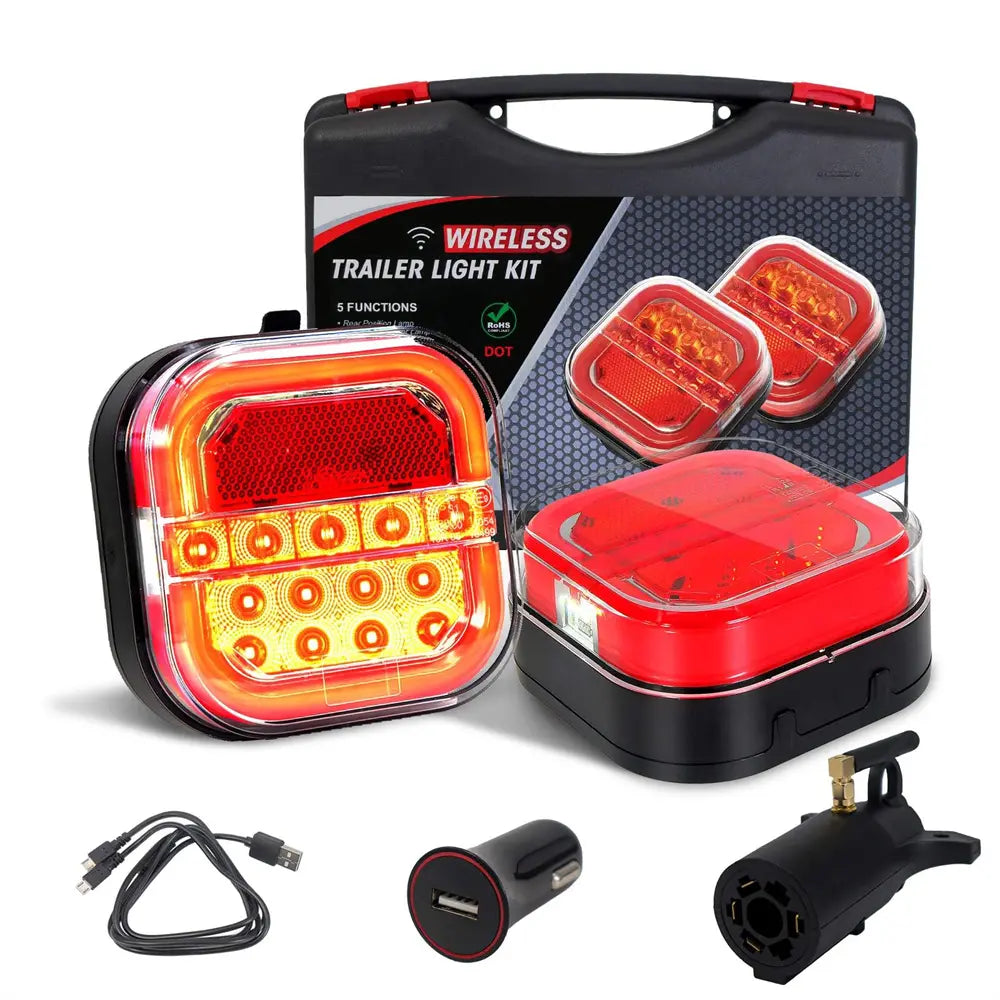 【Univerzálne 12V/24V】🚦 LED svetlá pre prívesy
