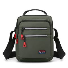 Nuevo bolso bandolera para hombre, de gran capacidad, impermeable y duradero.