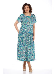 【🔥Gran oferta】👗🌺【34-60】Vestido de verano de gasa estampado