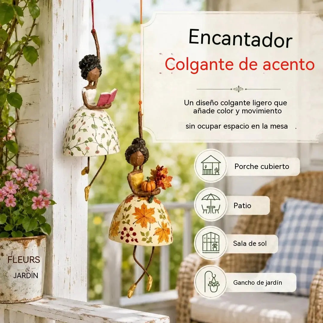 ✨💃🌸Adorno colgante caprichoso de una dama bailarina