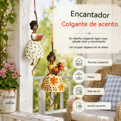 ✨💃🌸Adorno colgante caprichoso de una dama bailarina