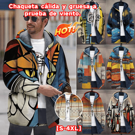 30%OFF👔【S-4XL】Chaqueta informal cálida de otoño e invierno para hombre, nueva y más vendida en 2025, chaqueta gruesa y a prueba de viento, todos los tamaños disponibles.