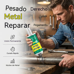 【Juego de 3 piezas】 🔥🛠️Pegamento reparador de metal AB de alta resistencia