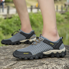 👓👓【39-44】2025 zapatos de senderismo al aire libre de verano de malla transpirable