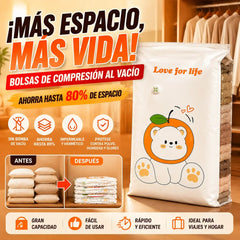 ✨🗃️ 5 artículos por 30 euros 💨 Bolsa de almacenamiento al vacío grande y compresible: no requiere bomba, es a prueba de fugas e ideal para ahorrar espacio en maletas y en casa ✈️